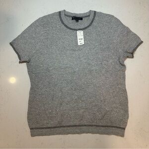 Brooks Brothers Gray Crewneck Sweater Classic Style